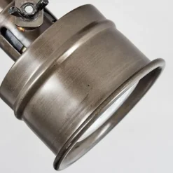 Lampes Industrielles-hofstein Plafonnier Pehefito Brun, Noir, 6 lumières