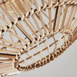 Style Boho-Chic-hofstein Plafonnier Peretola Noir, 1 lumière