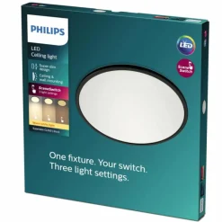 Luminaires Philips Plafonnier Philips CL550 LED Noir, Blanc, 1 lumière* Éclairage Led