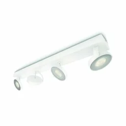 Luminaires Philips Plafonnier Philips Clockwork LED Blanc, 4 lumières* Éclairage Led