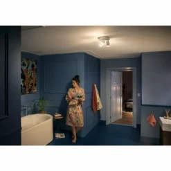 Luminaires Philips Plafonnier Philips Hue Adore LED Blanc, 3 lumières, Télécommandes