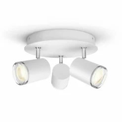 Luminaires Philips Plafonnier Philips Hue Adore LED Blanc, 3 lumières, Télécommandes