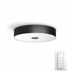 Luminaires Philips Plafonnier Philips Hue Ambiance White Fair LED Noir, 1 lumière, Télécommandes