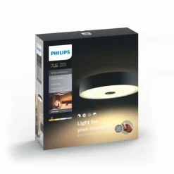 Luminaires Philips Plafonnier Philips Hue Ambiance White Fair LED Noir, 1 lumière, Télécommandes