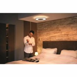 Luminaires Philips Plafonnier Philips Hue Being LED Noir, 1 lumière, Télécommandes