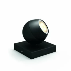 Luminaires Philips Plafonnier Philips Hue Buckram LED Noir, 1 lumière