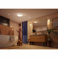 Luminaires Philips Plafonnier Philips Hue Devere LED Blanc, 1 lumière