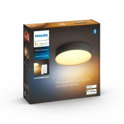 Luminaires Philips Plafonnier Philips Hue Enrave LED Noir, 1 lumière, Télécommandes