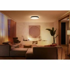 Luminaires Philips Plafonnier Philips Hue Enrave LED Noir, 1 lumière, Télécommandes