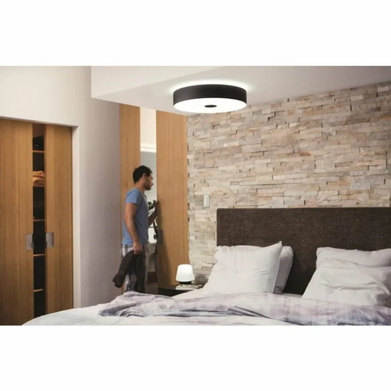 Luminaires Philips Plafonnier Philips Hue Fair LED Noir, 1 lumière, Télécommandes