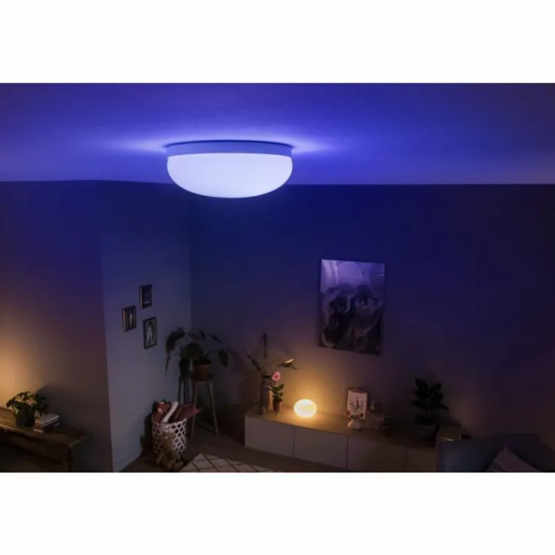 Luminaires Philips Plafonnier Philips Hue Flourish LED Blanc, 1 lumière, Changeur de couleurs