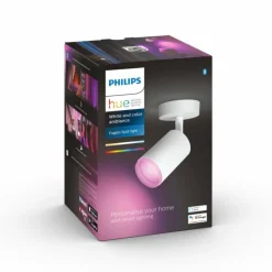 Luminaires Philips Plafonnier Philips Hue Fugato LED Blanc, 1 lumière, Changeur de couleurs