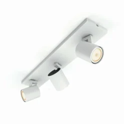 Luminaires Philips Plafonnier Philips Hue Runner LED Blanc, 3 lumières, Télécommandes