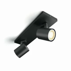 Luminaires Philips Plafonnier Philips Hue Runner LED Noir, 2 lumières, Télécommandes