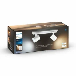 Luminaires Philips Plafonnier Philips Hue Runner LED Blanc, 2 lumières, Télécommandes