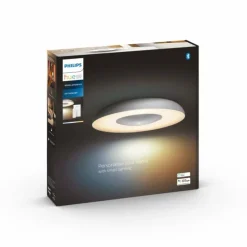 Luminaires Philips Plafonnier Philips Hue Still LED Aluminium, 1 lumière, Télécommandes