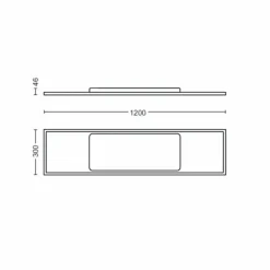 Luminaires Philips Plafonnier Philips Hue White Ambiance Aurelle LED Blanc, 1 lumière