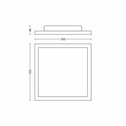 Luminaires Philips Plafonnier Philips Hue White & Colour Ambiance Ensis LED Blanc, 1 lumière