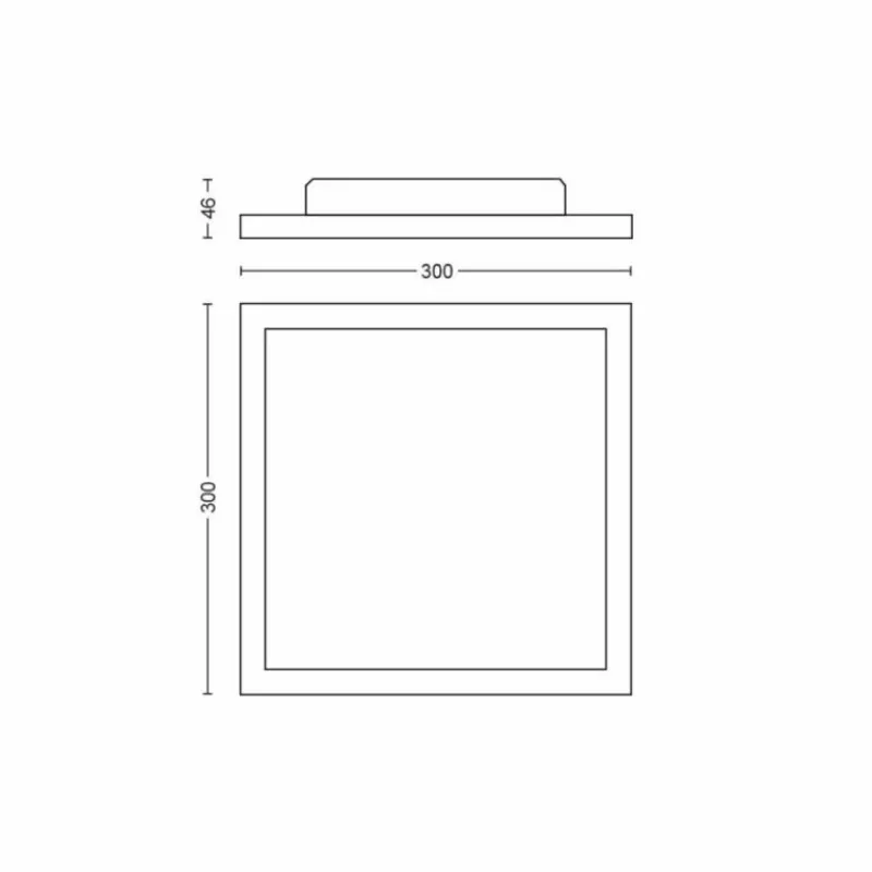 Luminaires Philips Plafonnier Philips Hue White & Colour Ambiance Ensis LED Blanc, 1 lumière