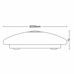 Luminaires Philips Plafonnier Philips Mauve LED Blanc, 1 lumière, Détecteur de mouvement* Éclairage Led