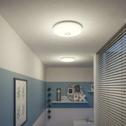 Luminaires Philips Plafonnier Philips Mauve LED Blanc, 1 lumière, Détecteur de mouvement* Éclairage Led