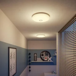 Luminaires Philips Plafonnier Philips Mauve LED Blanc, 1 lumière, Détecteur de mouvement* Éclairage Led