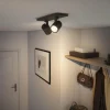 Luminaires Philips Plafonnier Philips myLiving Runner Noir, 2 lumières* Spots Et Projecteurs