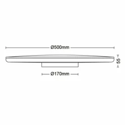 Luminaires Philips Plafonnier Philips Ozziet LED Noir, Blanc, 1 lumière* Éclairage Led