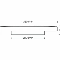Luminaires Philips Plafonnier Philips Ozziet LED Blanc, 1 lumière* Éclairage Led