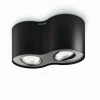 Luminaires Philips Plafonnier Philips Phase LED Noir, 2 lumières* Spots Et Projecteurs