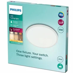 Luminaires Philips Plafonnier Philips Superslim CL550 LED Blanc, 1 lumière* Éclairage Led