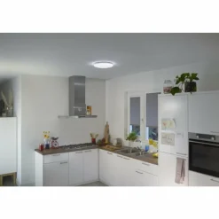 Luminaires Philips Plafonnier Philips WiZ Adria LED Blanc, 1 lumière
