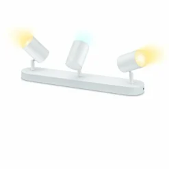 Luminaires Philips Plafonnier Philips WiZ IMAGEO LED Blanc, 3 lumières