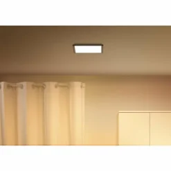 Luminaires Philips Plafonnier Philips WiZ LED Noir, 1 lumière