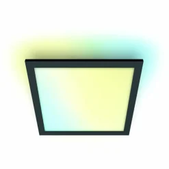 Luminaires Philips Plafonnier Philips WiZ LED Noir, 1 lumière