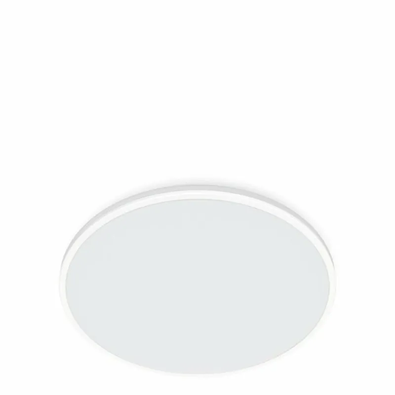 Luminaires Philips Plafonnier Philips WiZ Rune LED Blanc, 1 lumière, Changeur de couleurs