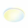 Luminaires Philips Plafonnier Philips WiZ SuperSlim LED Blanc, 1 lumière