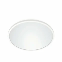 Luminaires Philips Plafonnier Philips WiZ SuperSlim LED Blanc, 1 lumière, Changeur de couleurs