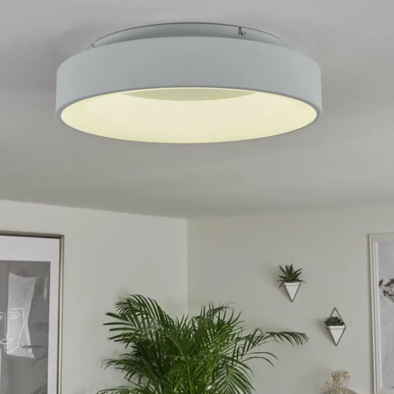 hofstein Plafonnier Pine LED Blanc, 1 lumière