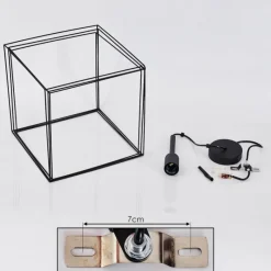 Lampes Vintages & Rétros-hofstein Plafonnier Pinguro Noir, 1 lumière