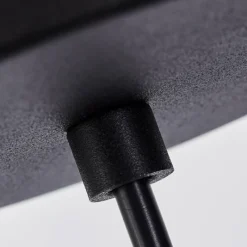 Lampes Vintages & Rétros-hofstein Plafonnier Pinguro Noir, 1 lumière