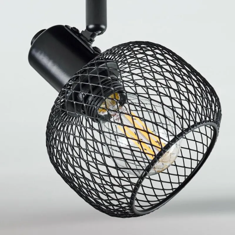 hofstein Plafonnier Pipisu Noir, 1 lumière