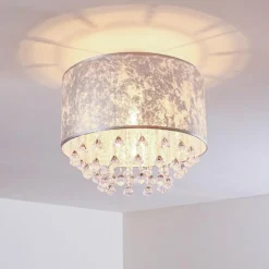 hofstein Plafonnier Pirinoa Argenté, 1 lumière* Plafonniers