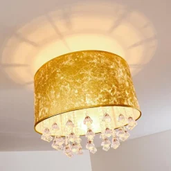 Lampes Dorées-hofstein Plafonnier Pirinoa Or, 1 lumière