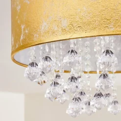 Lampes Dorées-hofstein Plafonnier Pirinoa Or, 1 lumière