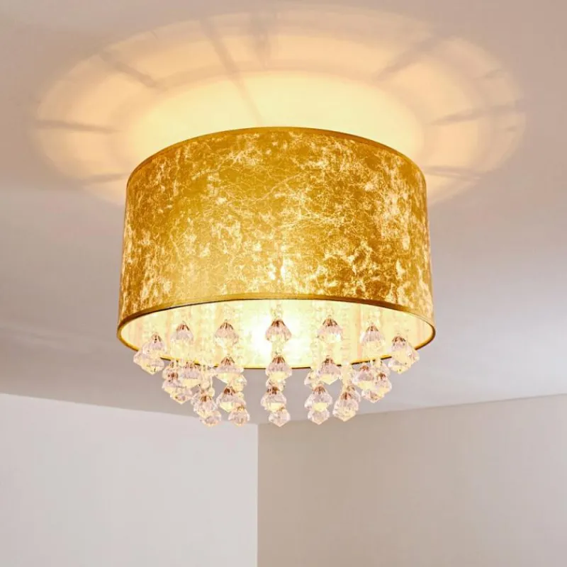 Lampes Dorées-hofstein Plafonnier Pirinoa Or, 1 lumière