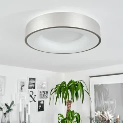 hofstein Plafonnier Playas LED Argenté, Blanc, 1 lumière