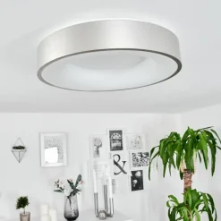 hofstein Plafonnier Playas LED Argenté, Blanc, 1 lumière