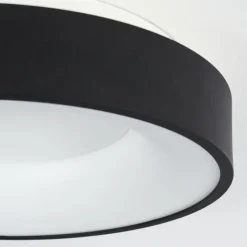 hofstein Plafonnier Playas LED Noir, Blanc, 1 lumière