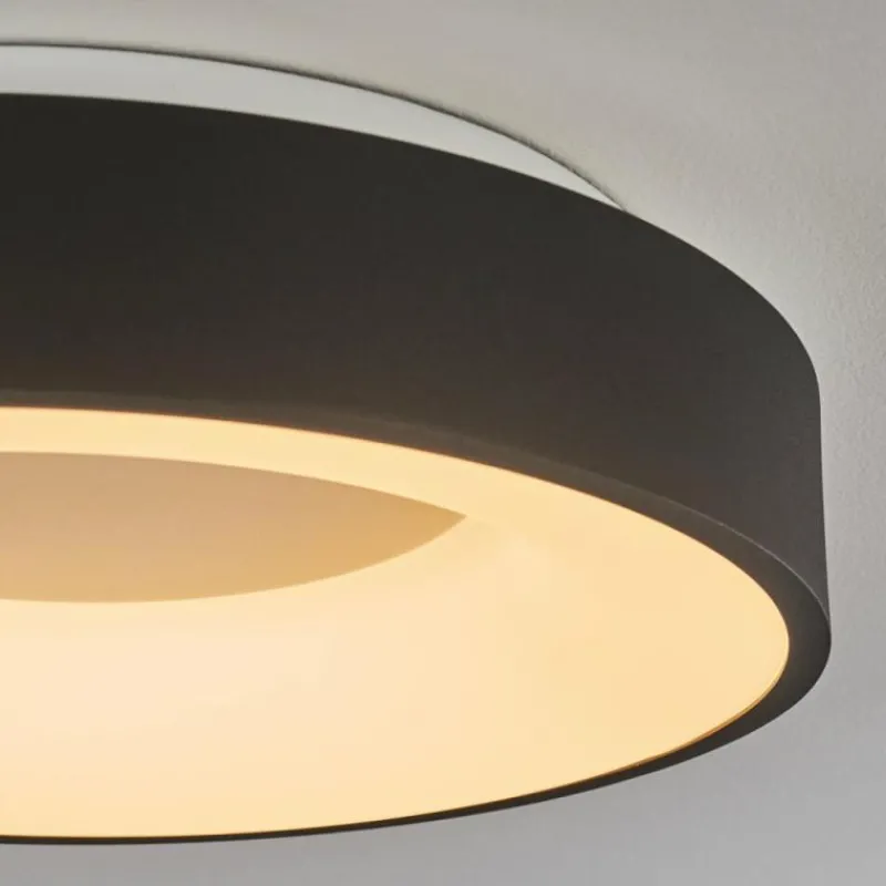 hofstein Plafonnier Playas LED Noir, Blanc, 1 lumière